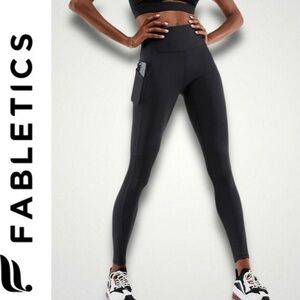 Fabletics Women's Oasis PureLuxe High-Waisted Legging Regular Small Black